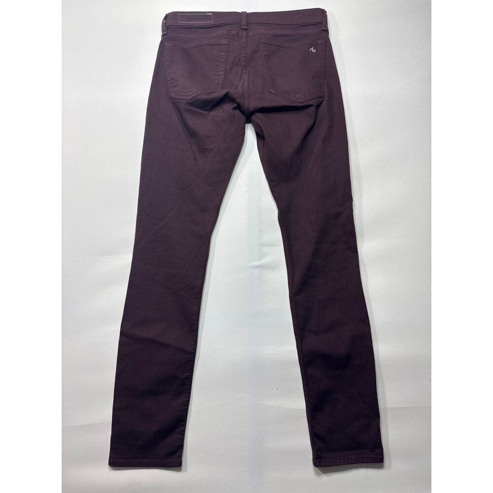 Rag & Bone Women's The Dre Boyfriend Plum Purple Jeans - Size 27 (30x31) - Picture 2 of 8